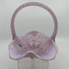 Fenton 2004 Rosemilk Basket 6838 NZ Handmade In The USA!