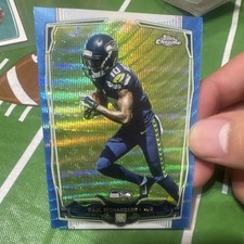 2014 Topps Chrome Blue Wave Refractor Paul Richardson Rookie #219 Seahawks