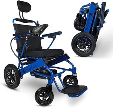 Folding Ultra Lightweight Electric Power Wheelchair, Air Travel Allowed, Heavy D