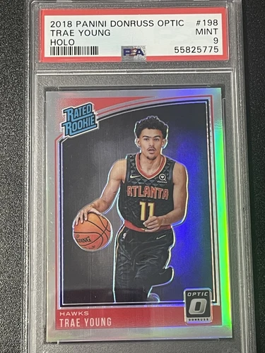 2018 Panini Donruss Optic Trae Young #198 Holo PSA 9