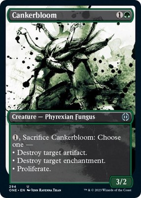 Cankerbloom (Showcase) 294 Phyrexia: All Will Be One Magic: The Gathering NM