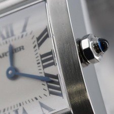 Authentic Cartier Tank Française SM W51008Q3 Stainless Steel Quartz #270-00... 5