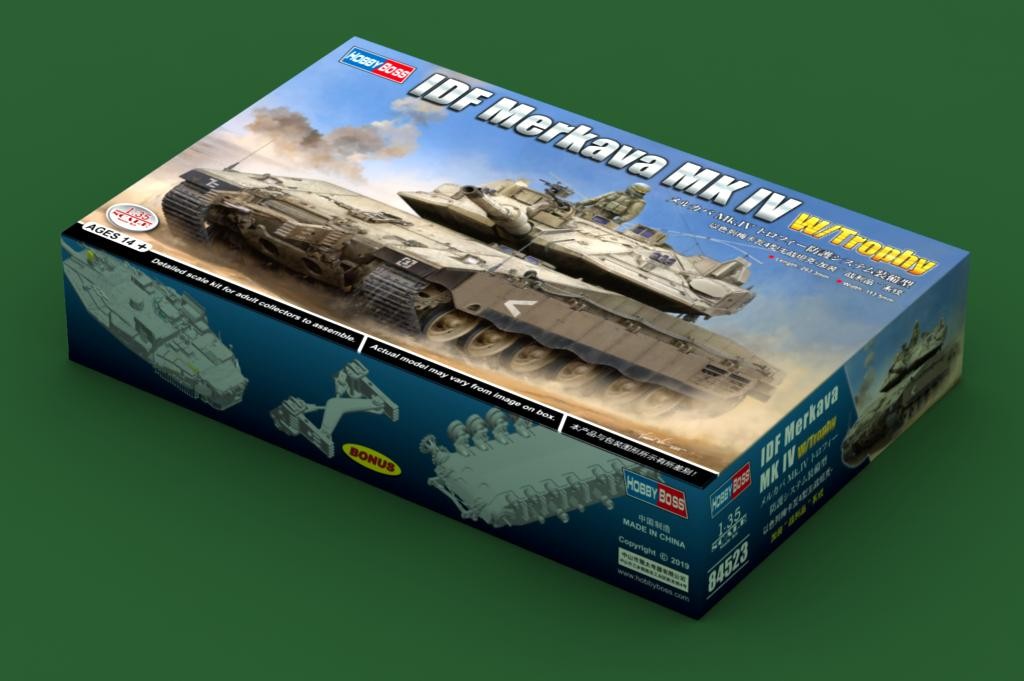 Hobbyboss 84523 - 1:35 IDF Merkava Mk IV with Trophy - New