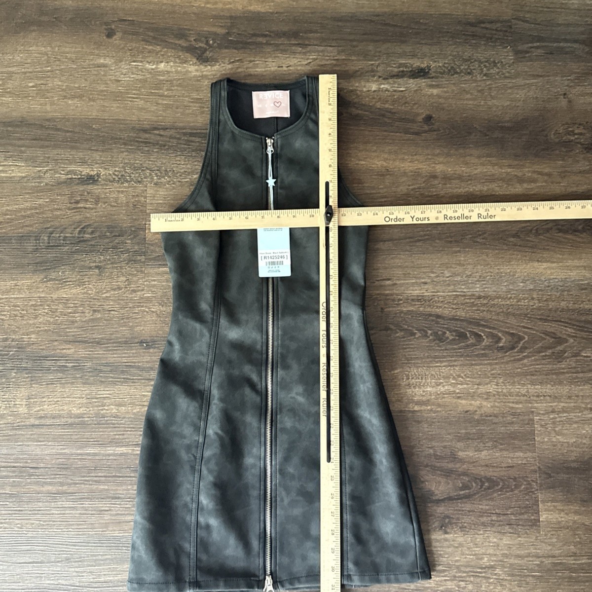 revice denim dress SIREN DRESS / BROWN IRIS S