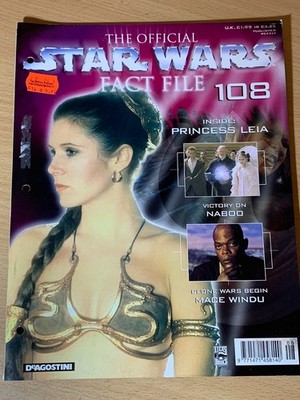 The Official Star Wars Fact File #108 Princess Leia Victory On Naboo Mace Windu