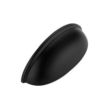 Matte Black Drawer Pulls Cabinet Cup Pulls 3 Inch 10 Pack