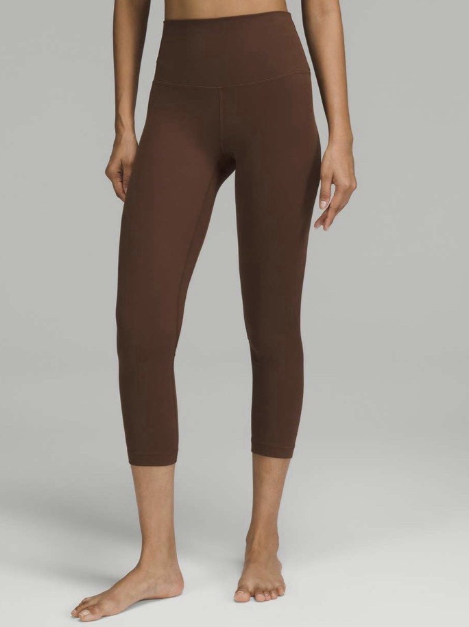 Lululemon Align High-Rise Crop 23” Java Brown Siz… - image 2
