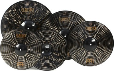 Meinl Cymbals Classics Custom Dark Cymbal Box Set with Free 18'' Crash