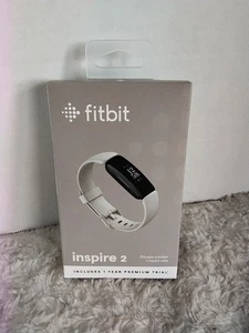 NEW. NRFB. Fitbit Inspire 2 Traqueur de fitness de rythme cardiaque FB418BKWT Blanc lunaire