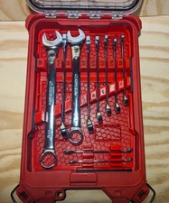 SAE Wrench Spanner Insert Fits Milwaukee Packout Slim Profile Organizer RED