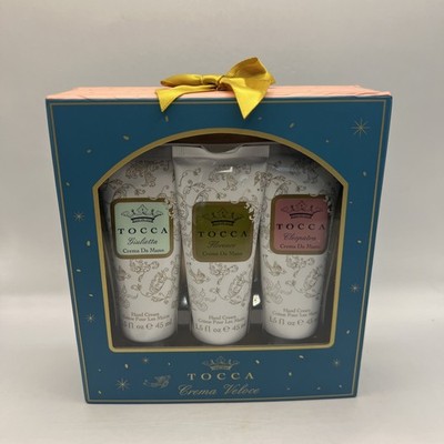 Tocca Hand Cream Set of 3 - 1.5 Oz Each New, Cleopatra, Florence, Giulette
