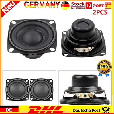 2Stk 2Zoll Lautsprecher Ersatz für JBL Charge 3 Bluetooth Full Range 4 Ohm 10W-
