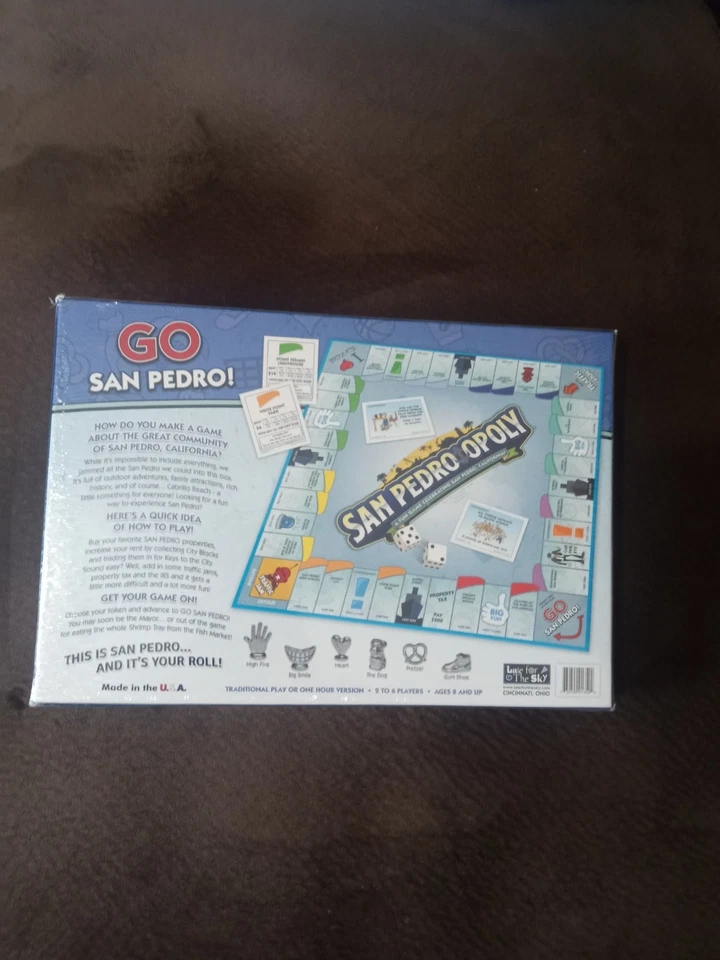 San Pedro California Monopoly Brand New Sealed Rare - Image 2 of 4