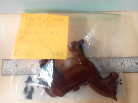 Lego Duplo 2435 Western Town Brown Horse Animal Figure Only Vintage 1998