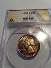 1959 D Washington Quarter 25c. MS65 ANACS