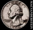 1950 Washington Quarter- Silver- Scarce Better Date- No Reserve #L5413