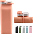 Collapsible Water Bottle BPA Free - 20 Oz Foldable Water Bottle for Travel Sport
