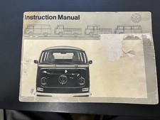 Instruction Manual / Betriebsanleitung VW T2 English - August 1971