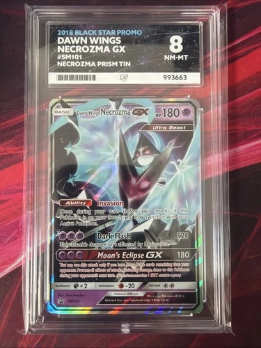 Dawn Wings Necrozma GX 101 ACE graded card