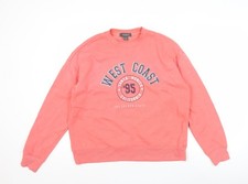 Womens UK Size S Primark Pink Pullover Sweatshirt