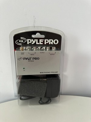 Pyle PP444 Mini Phono Preamp w/ Power Supply new