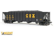 Tolva de carbón cuádruple TANGENT HO Seaboard SBD/CSXT pintura negra 1987+ Bethlehem 3350