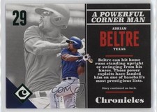 2017 Panini Chronicles Green 13/199 Adrian Beltre #25 HOF 0q3