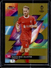 2023-24 Topps Finest UEFA Alexis Mac Allister Gold #/50 Liverpool