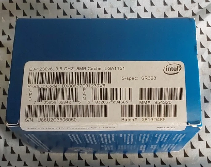 Intel E3-1230 v6 3.5GHz Processor 8MB Cache, LGA1151 - Image 4 of 4