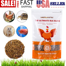 1 Lbs Dried Insect Trail Mix High Protein Natural Treat for Chickens Reptiles