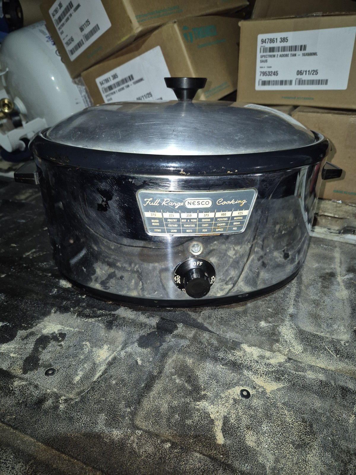 Vintage Full Range Cooking NESCO Electric Roaster Oven N-105