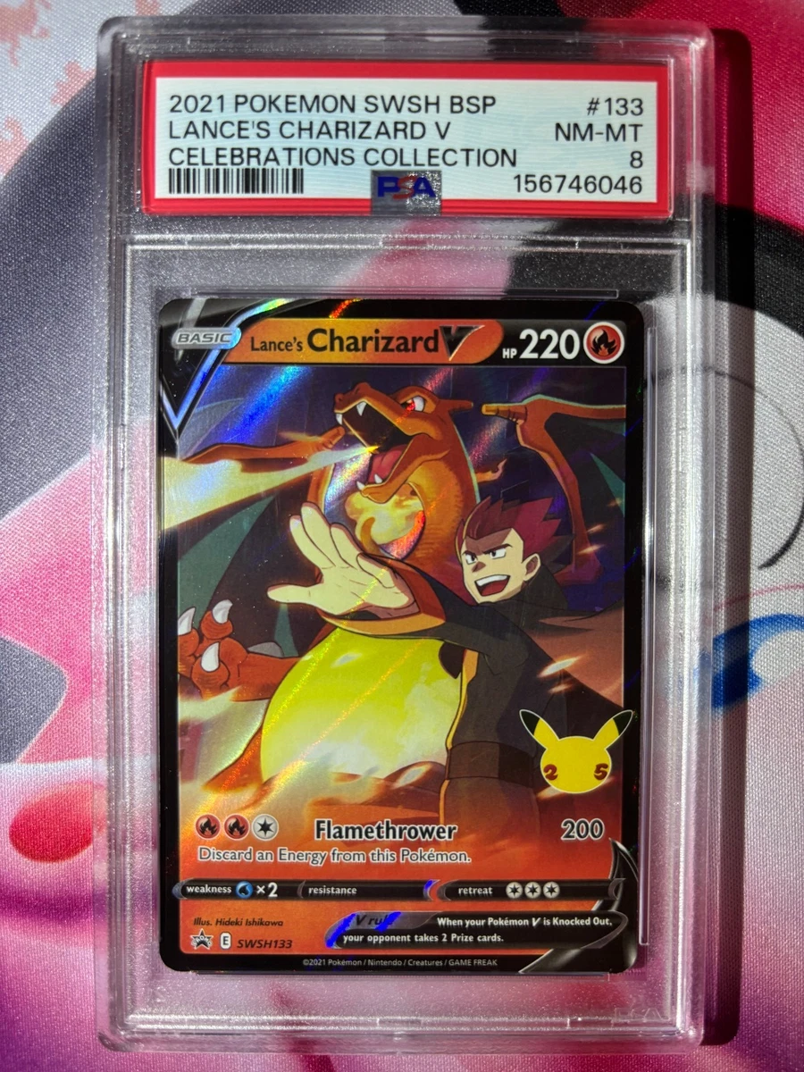 2021 pokemon trading card game celebrations lance's charizard v Lance's Charizard V Pokémon TCG Cards for sale