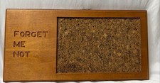 Vintage Real Cork Board Wall Hanging Decorati...