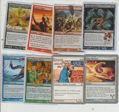 Lot x8 Unhinged MAGIC MTG 2004 EX-NM ENGLISH Zzzyxas's Abyss FOIL! When Fluffy