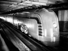 1930 NYC Railroad Passenger Train Steam - 8" x 10" Photo Print