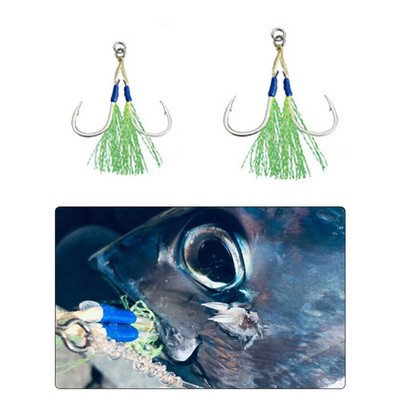 High Carbon Fishing Hook Saltwater Slow Jig Assist Hooks Sea Fishing Accessories