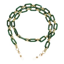 Acrylic Glasses Chain Eyeglass Chain Holder Strap Chains Dark Green