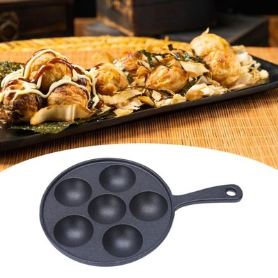 Takoyaki Pan Nonstick Portable Barbecue Plate for Home Backyard Camping