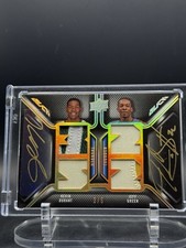 2008-09 Upper Deck Black Kevin Durant And Jalen Green Game Used Patch Auto /5 🔥