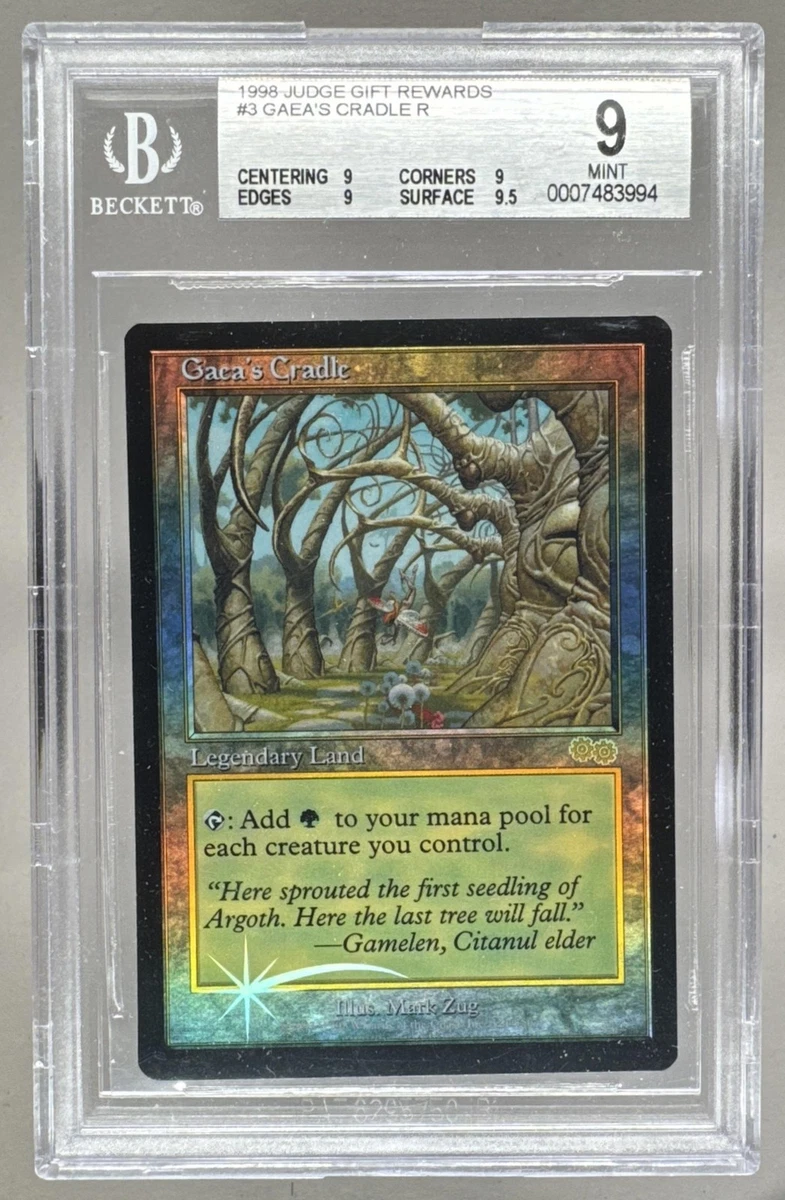 ガイアの揺籃の地　Gaea's Cradle　Bgs9 Gaea's Cradle Magic: The Gathering Beckett Grading Services (BGS