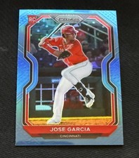 2021 Panini Prizm Jose Garcia Carolina Blue Rookie Card #74. rookie card picture