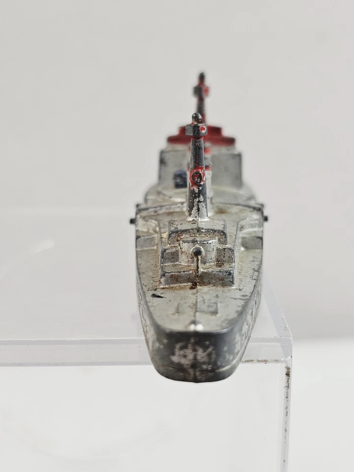Tootsie Toy Boat Battleship WWII Destroyer Cruiser Navy Metal 5.5" USA Vtg - Image 4 of 4
