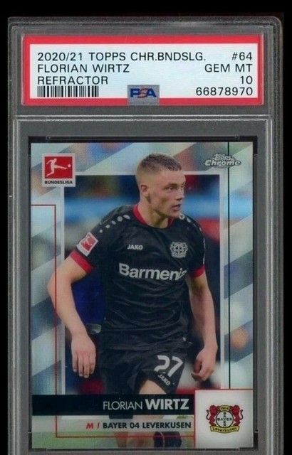 Florian Wirtz 2020 Topps Chrome Bundesliga Refractor