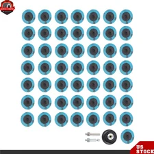 P80 2 inch roll Lock Quick Change Discs Set Sanding Discs 50Pcs with 1/4" Holder