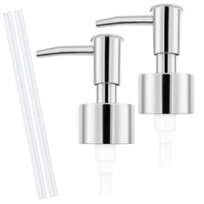 2pack Silver Soap Dispenser Pump Replacement - for Lotion