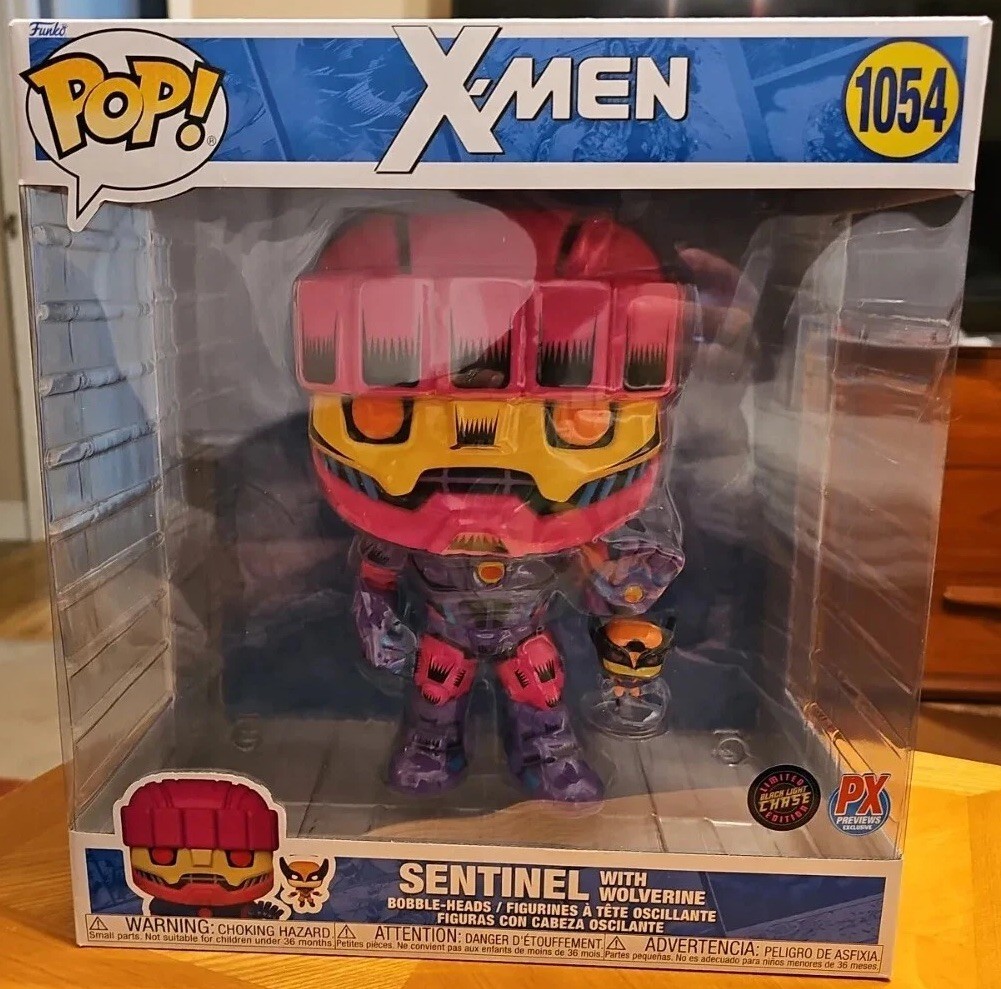 Funko Pop X-Men Sentinel with Wolverine #1054 Previews Exclusive
