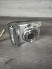 Canon PowerShot A560 Digital Camera 7.1 MP 4x Optical Zoom Silver 4GB SD/Card