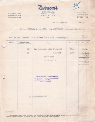 13 Marseille manufacturer Ergmann 1943 shoes