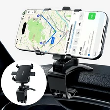 Car Phone Holder Dashboard Phone Mount 360 Degree Rotation Multifunctional Cl...