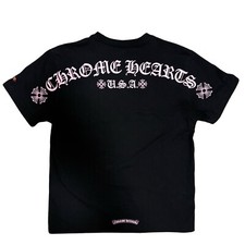 100 Authentic Chrome Hearts Matty Boy Shoulder Logo T-shirt Size Large
